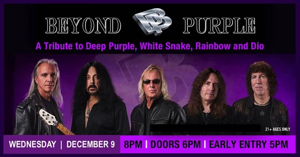 Beyond Purple: A Tribute to Deep Purple, Whitesnake, Rainbow, & Dio! at Jergels