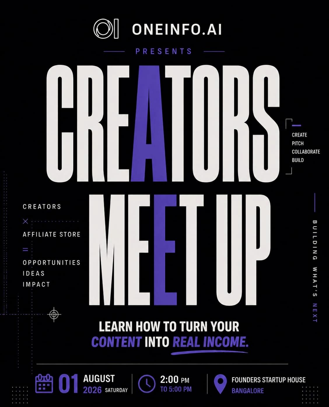OneInfo.ai Creators Meet Up