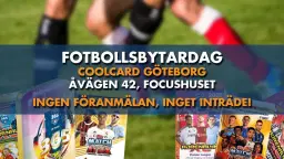 Bytesdag - Fotbollskort med Coolcard Göteborg!