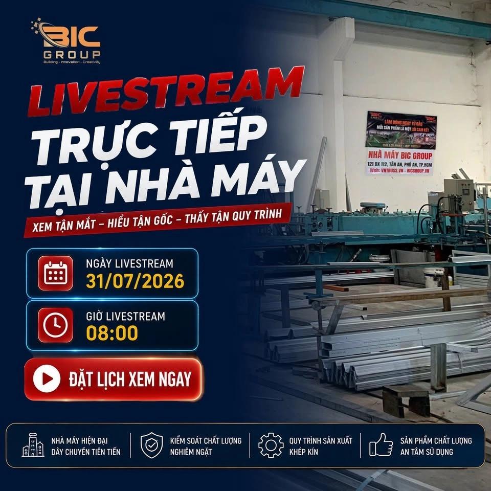 Livestream tại nhà máy