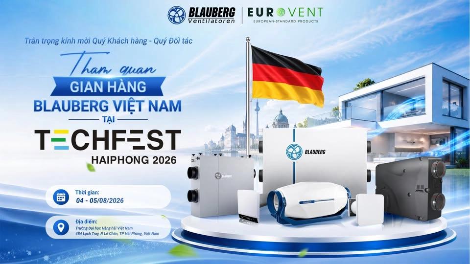 BLAUBERG VIỆT NAM CHÍNH THỨC CÓ MẶT TẠI TECHFEST HẢI PHÒNG 2026