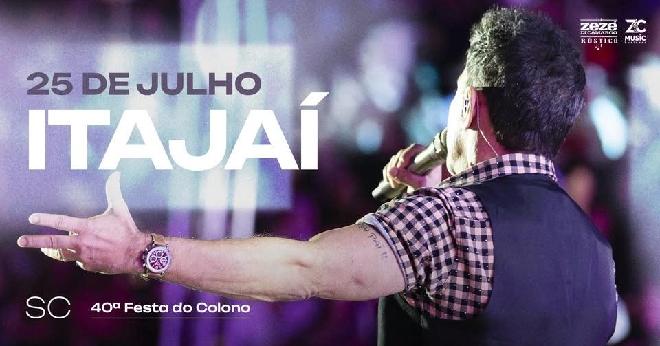 Show do Zezé Di Camargo em Itajaí/SC