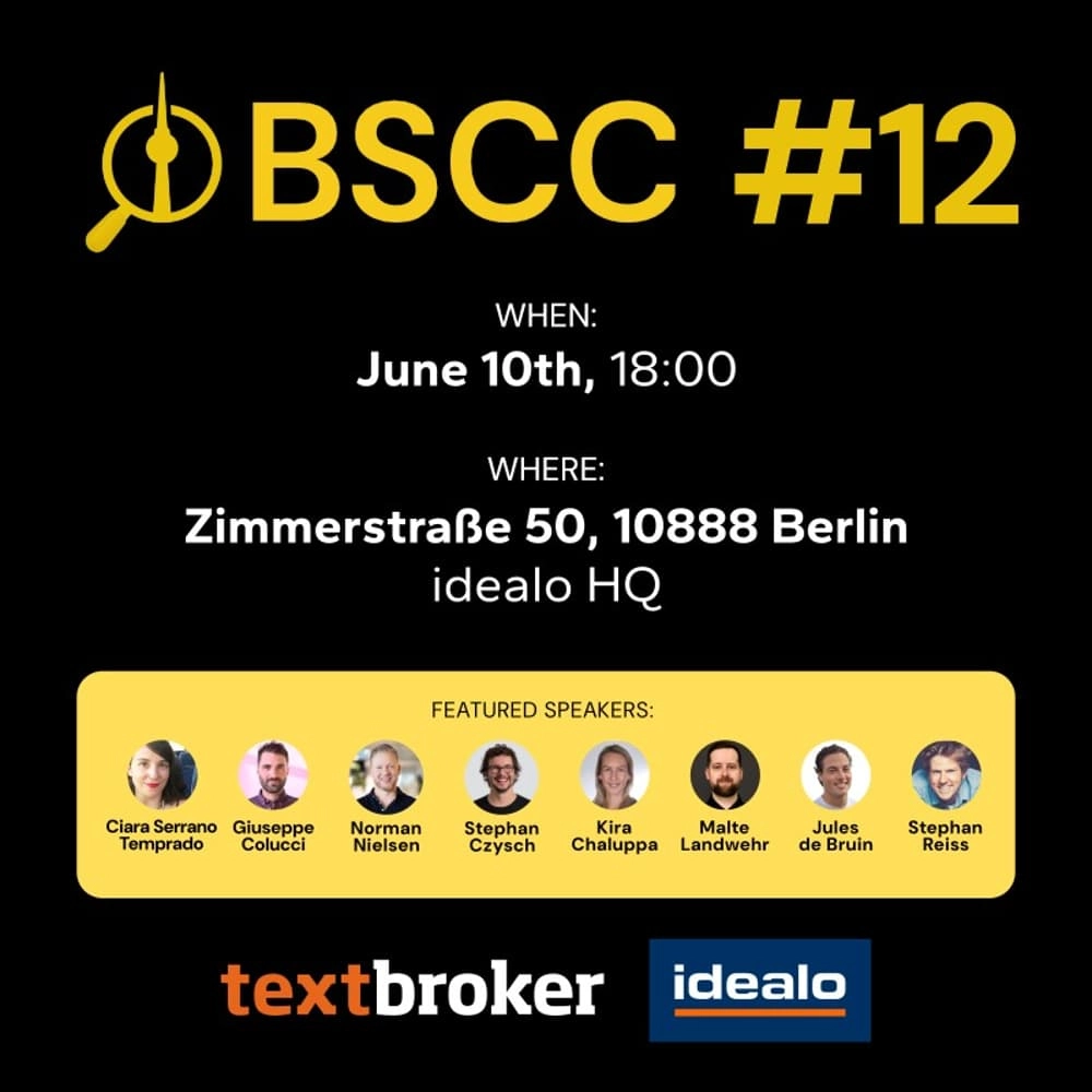 Berlin SEO & Content Club #12 x idealo