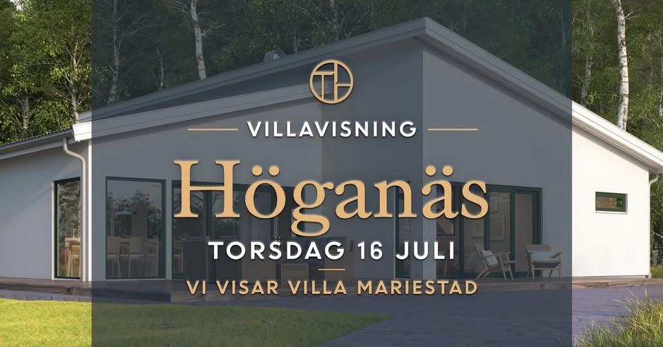 Villavisning i Höganäs - Vi visar Villa Mariestad