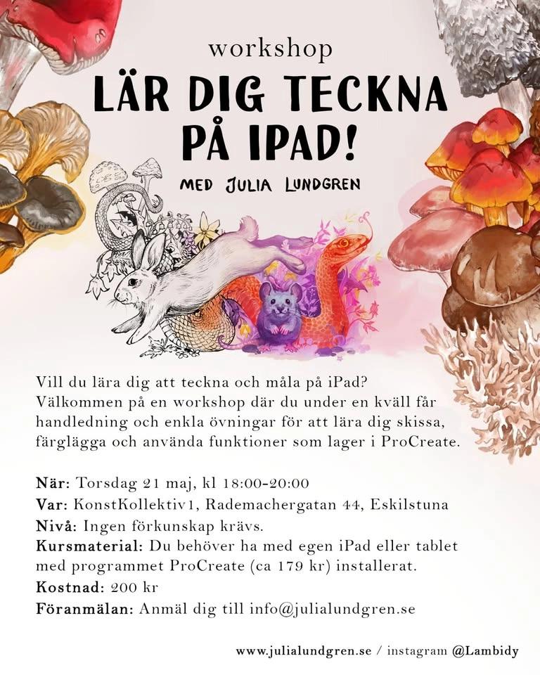 Lär dig teckna med ipad