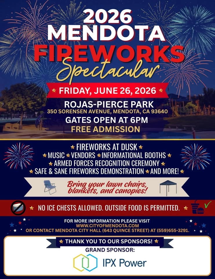 2026 Mendota Fireworks Spectacular