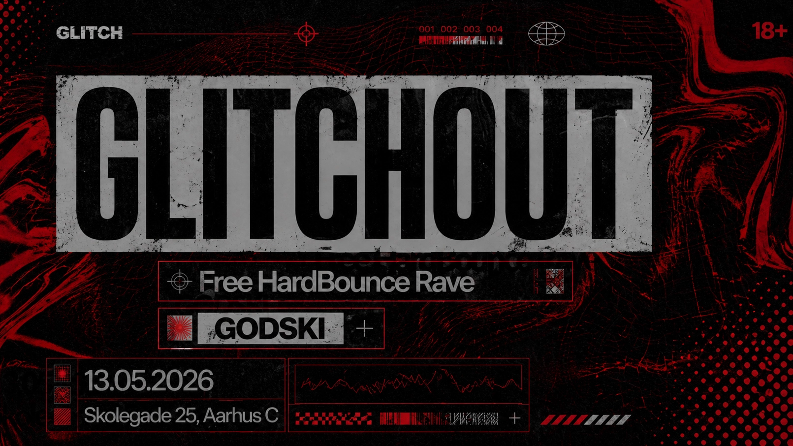 GLITCHOUT - FREE HARDBOUNCE RAVE with GODSKI