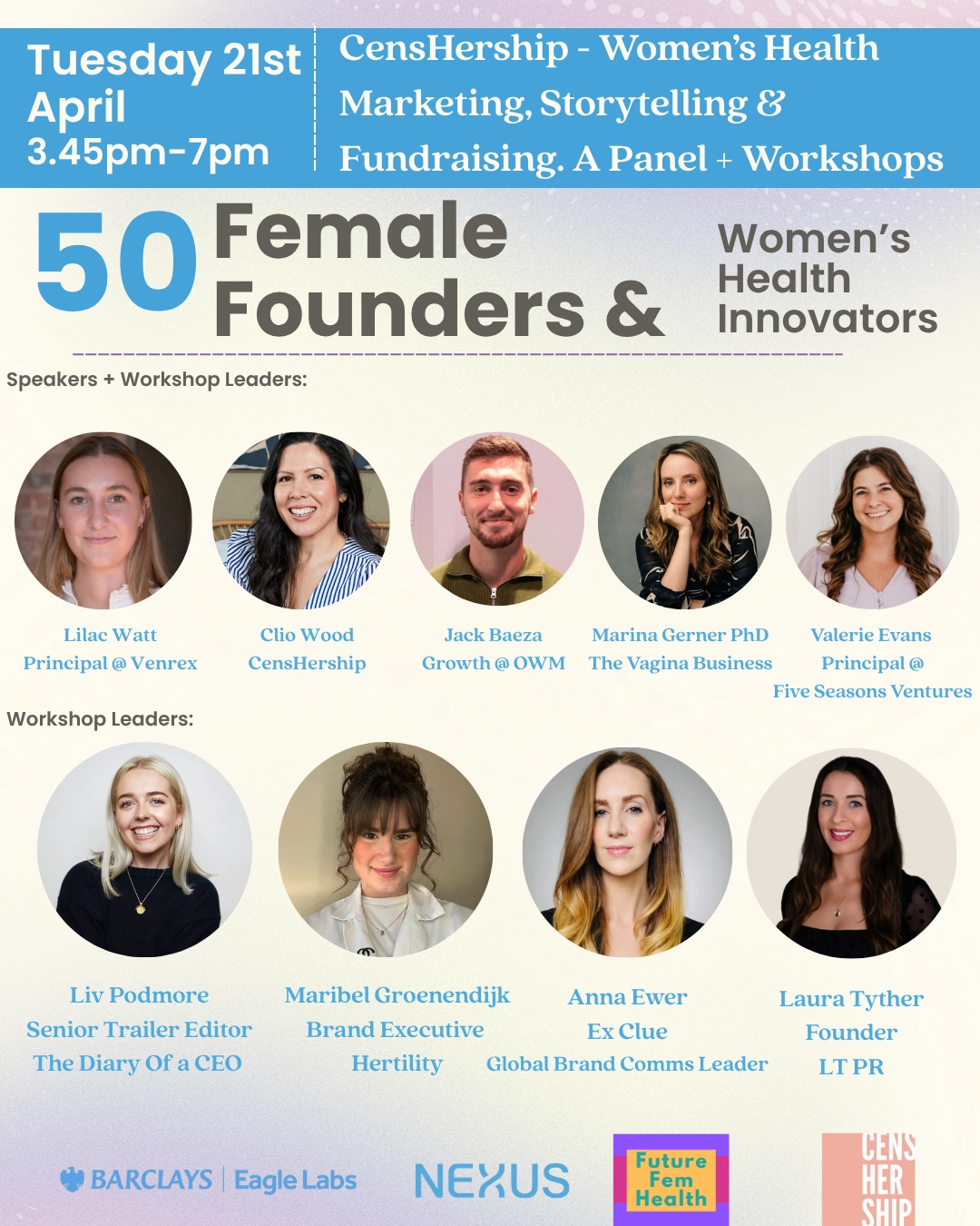 The Creator Economy - CensHership- Women's Health, & Fundraising. A Panel + Workshop