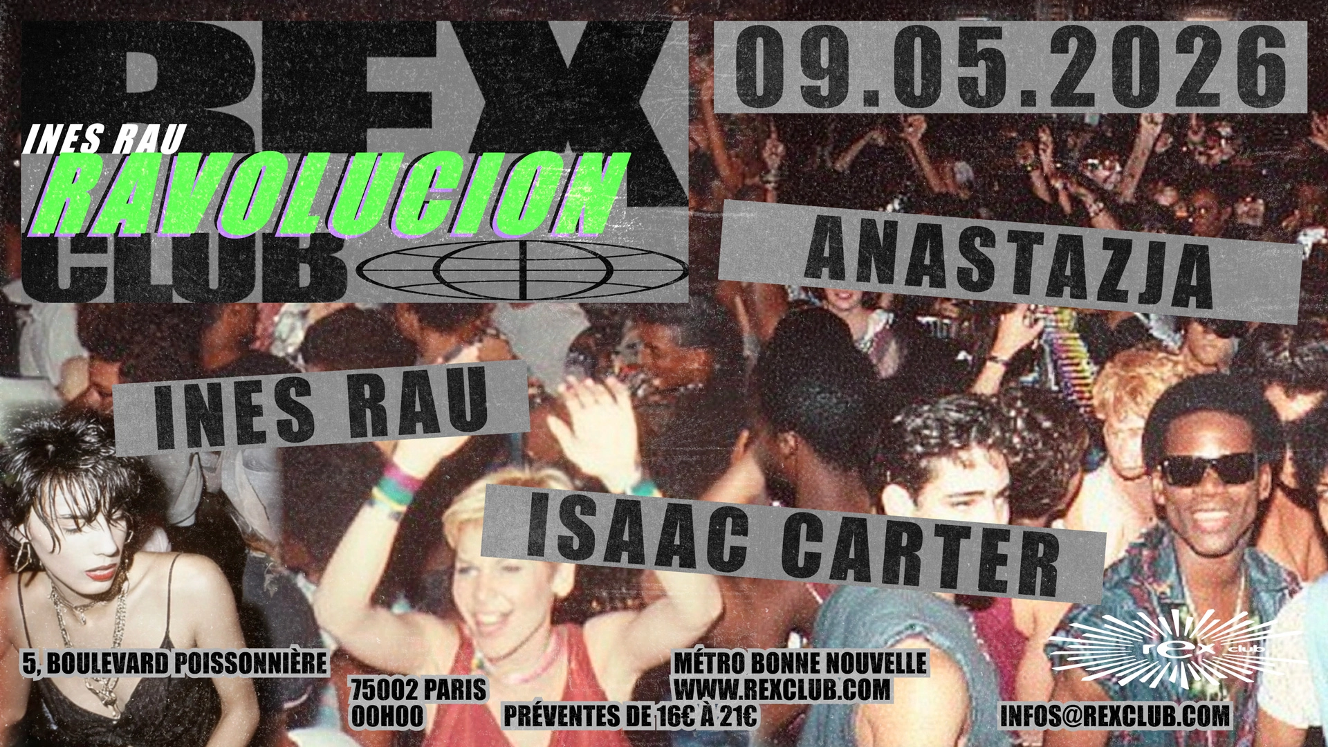 RAVOLUCION: Anastazja, Ines Rau, Isaac Carter