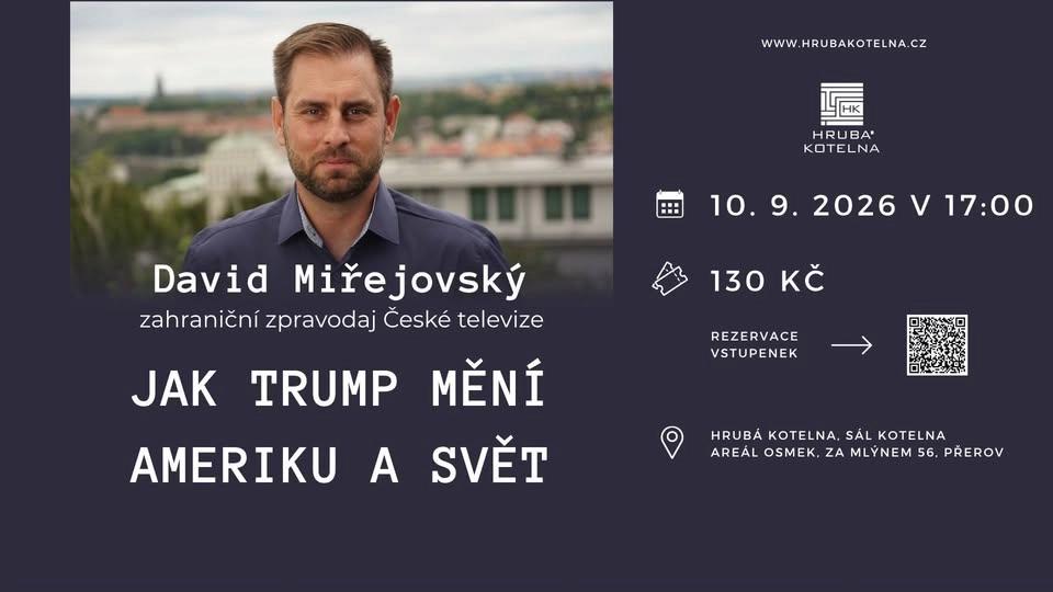 David Miřejovský: Jak Trump mění Ameriku (přednáška)