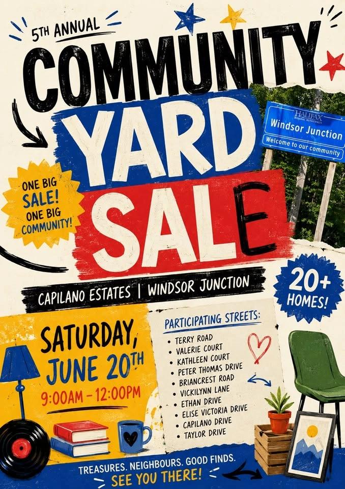 Community Yard Sale - June 20