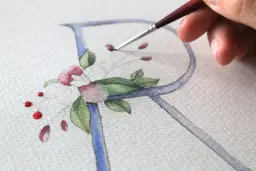 Watercolor Lettering - Baby friendly