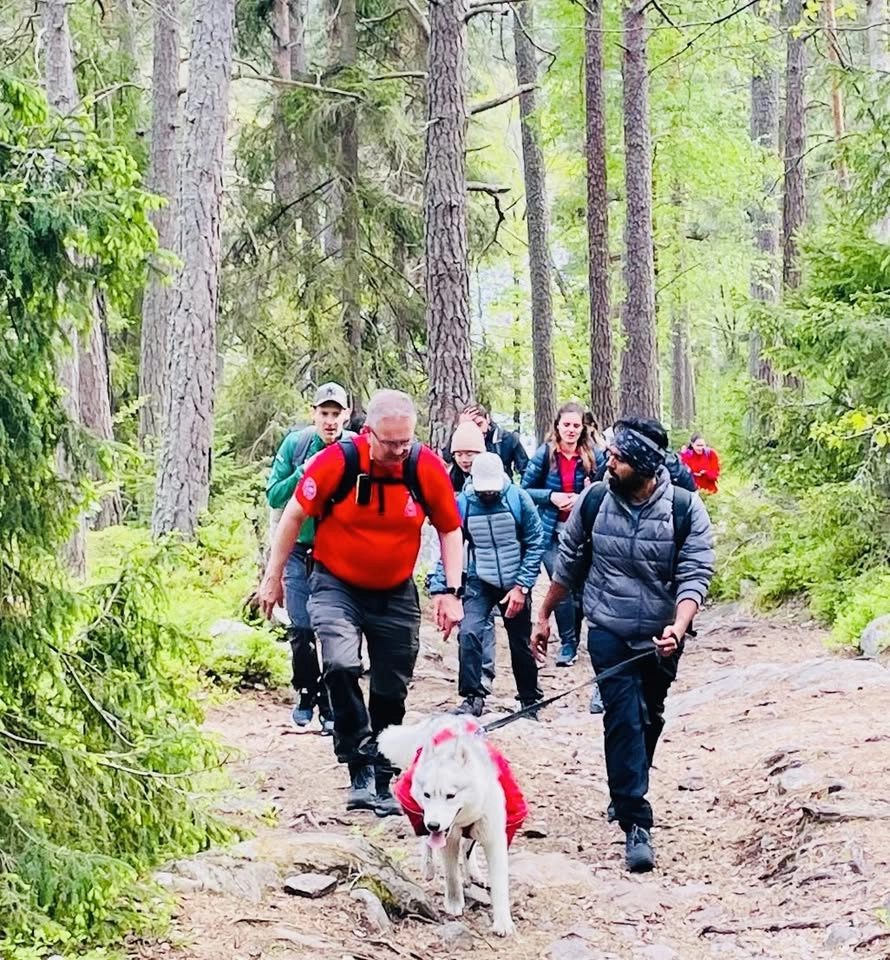 ‘New Route’ Nyfors to Hammarby - 18 Km Hike