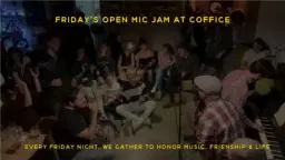 đ¶Friday Open Mic Music Jamđ¶