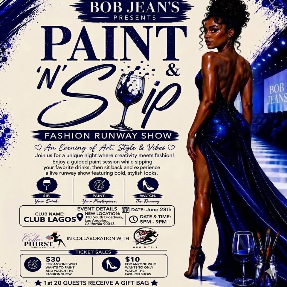 Paint and Sip Fashion Show