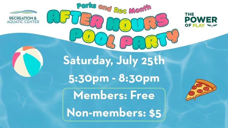 Parks & Rec Month After Hours Pool Party