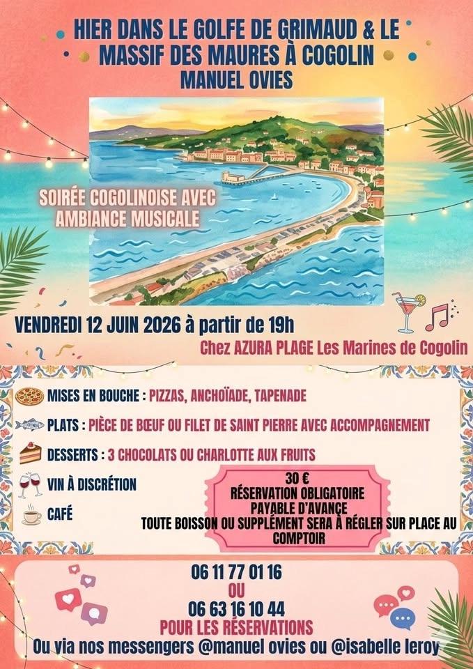 Soirée cogolinoise avec ambiance musicale