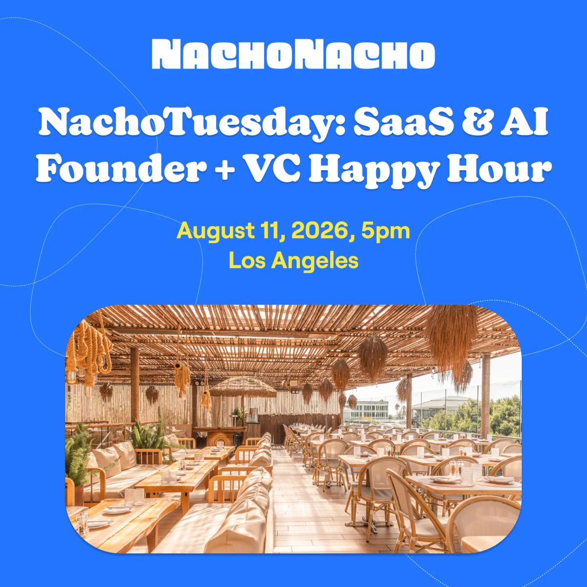 LA SaaS & AI Founder + Investor Rooftop Happy Hour