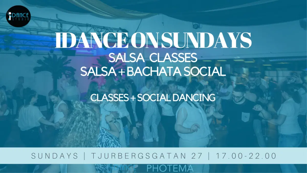 iDance on Sundays – Drop-In Salsa Classes & Social Dancing in Stockholm