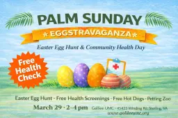 Palm Sunday Eggstravaganza and Community Health Day