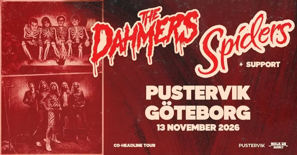 The Dahmers+Spiders • 13 nov • Pustervik