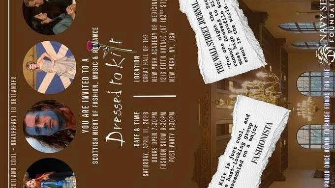 Experience Dressed to Kilt, Scotland’s Most Prestigious Fashion Show During Tartan Week in NYC on 4/11