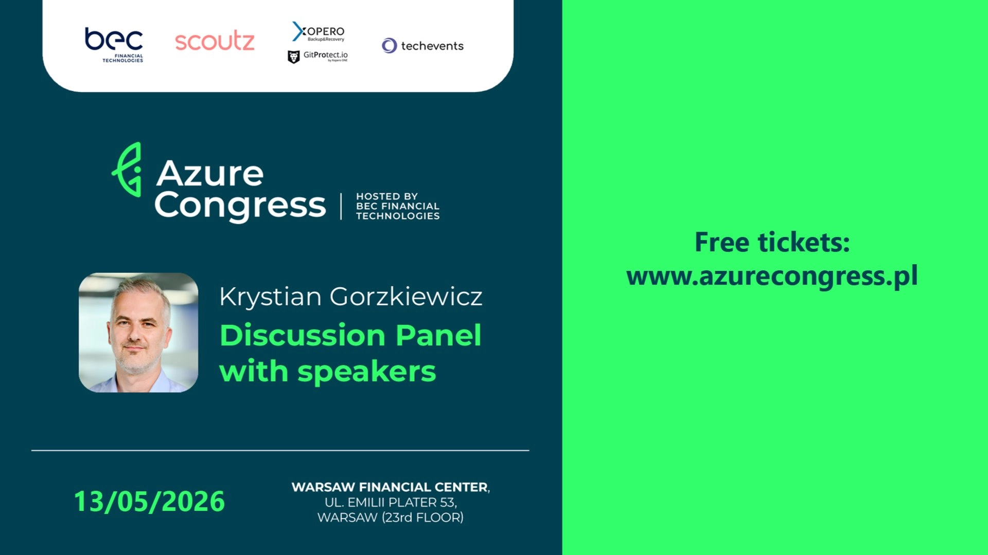 Discussion Panel with speakers - Azure Congress 2026βοΈ