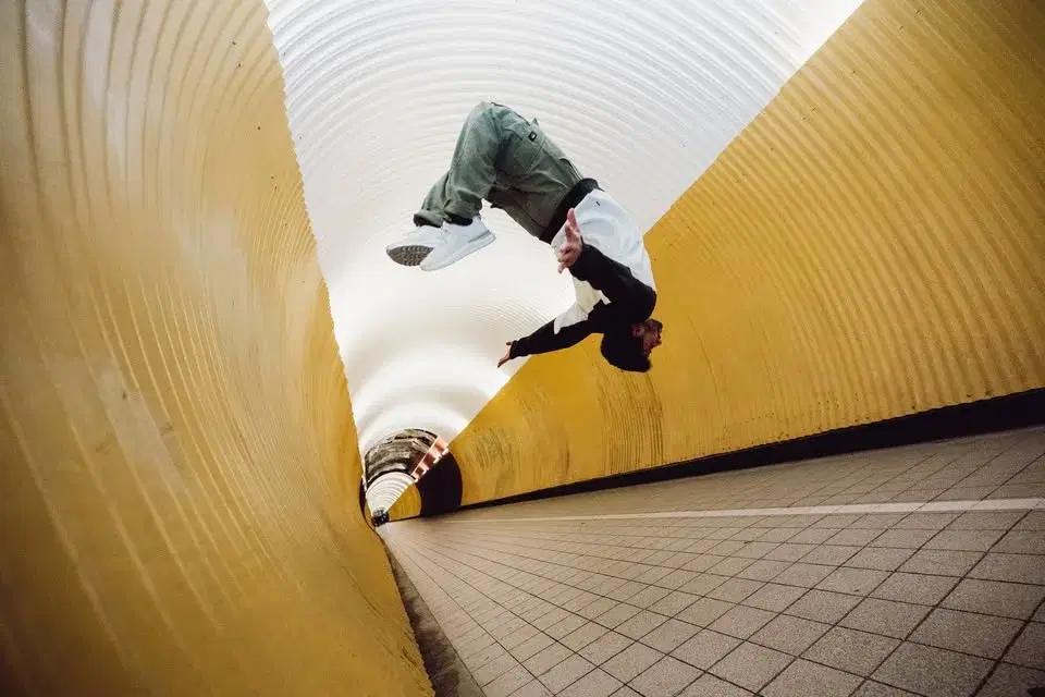 Parkour Påsklovsläger Enskedehallen