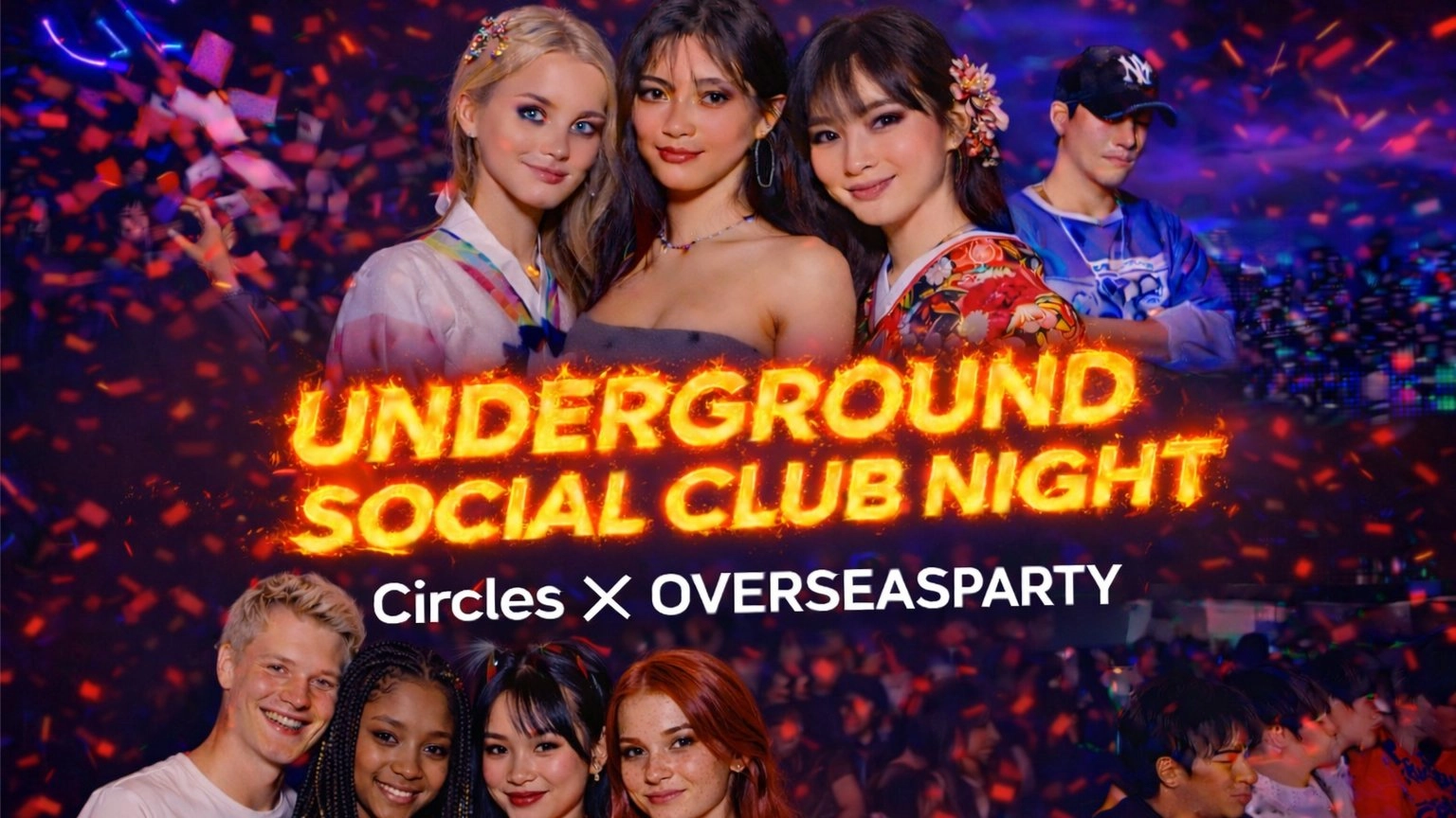 đ„ Circles Ă đ OVERSEAS PARTY â Underground Social Club Experience đ