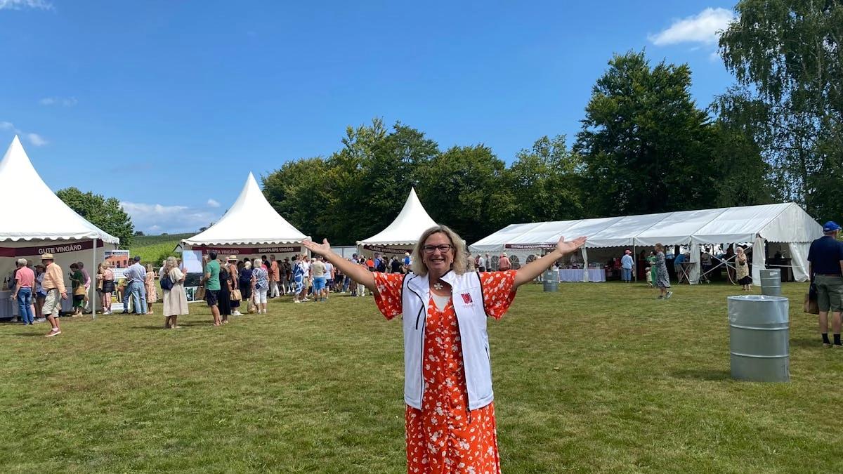 Vinfestivalen Smaka Svenska Viner på Skepparps vingård