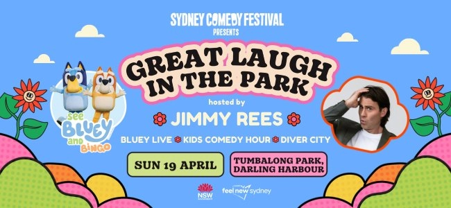 Great Laugh in The Park - Family Fun Day hosted by Jimmy Rees, with Bluey Live & more