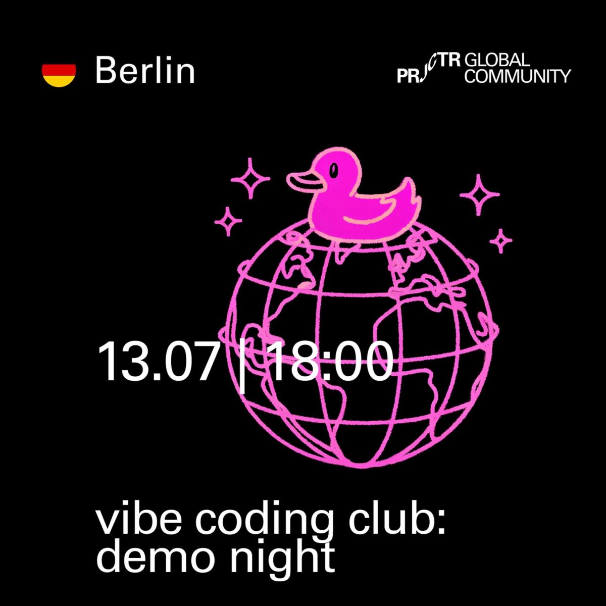 Berlin. Vibe Coding Club: Demo Night