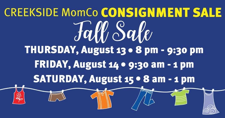 Fall 2026 Consignment Sale