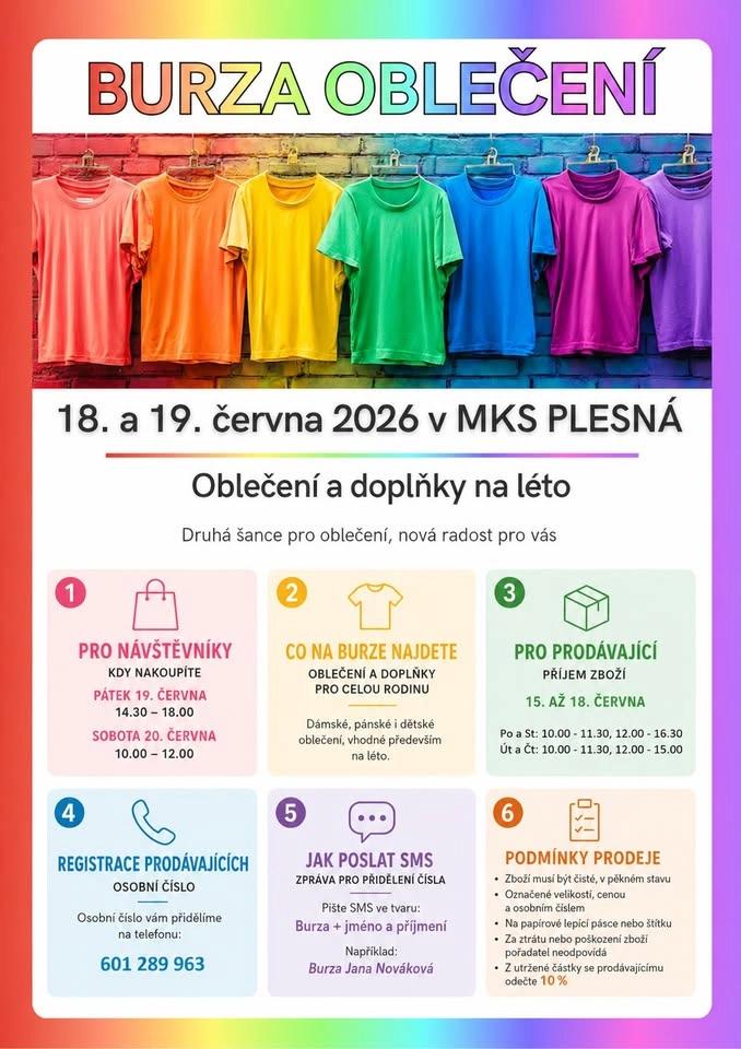 Burza oblečení Plesná