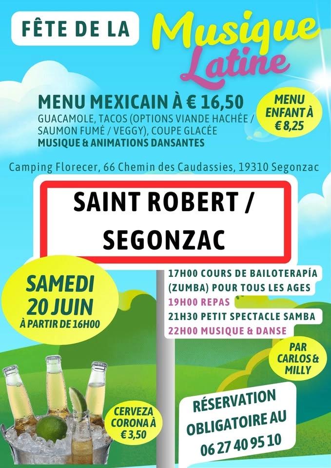 Fête de la Musique Latine - Saint Robert / Segonzac 19310
