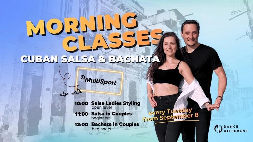 Cuban Salsa & Bachata | Morning Classes 🤩 MultiSport Friendly