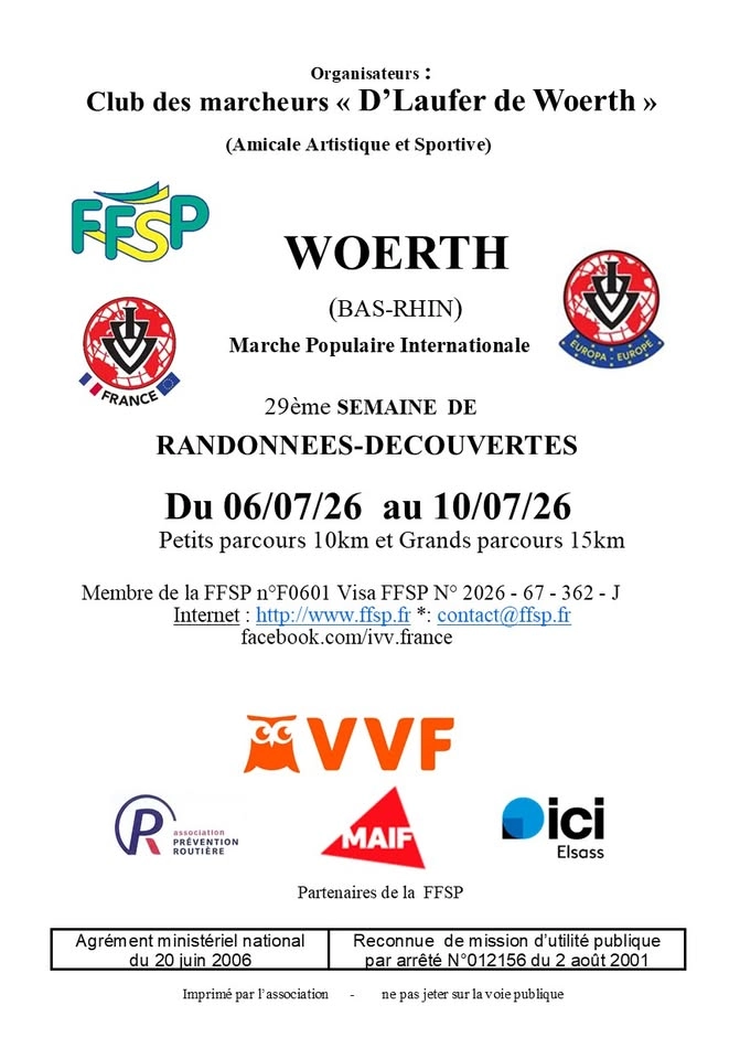 Semaine de randonnées découvertes en groupes - 10 et 15 km