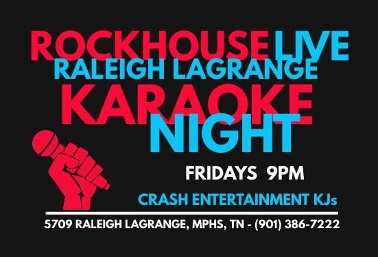 Fridays KARAOKE at Rockhouse Live Raleigh Lagrange! (9pm)