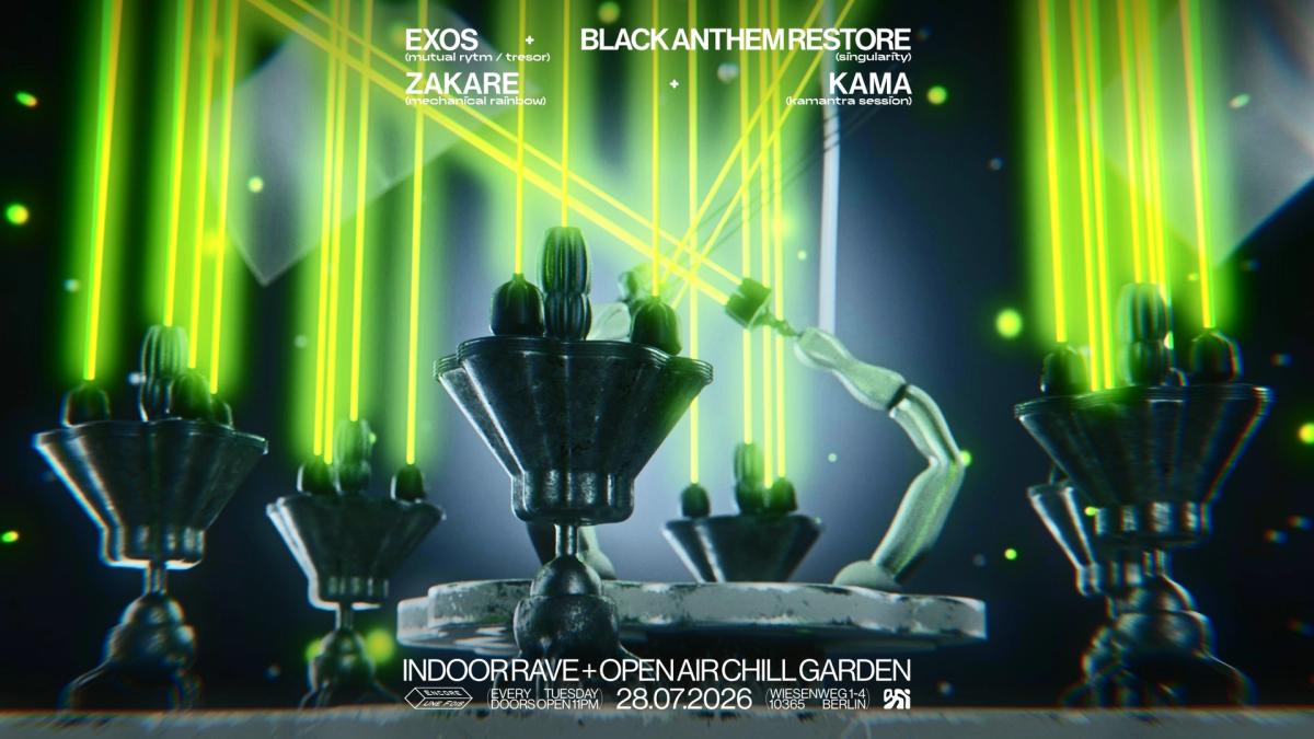 β¦encore.une.foisβ¦ / INDOOR RAVE + OPEN AIR CHILL GARDEN