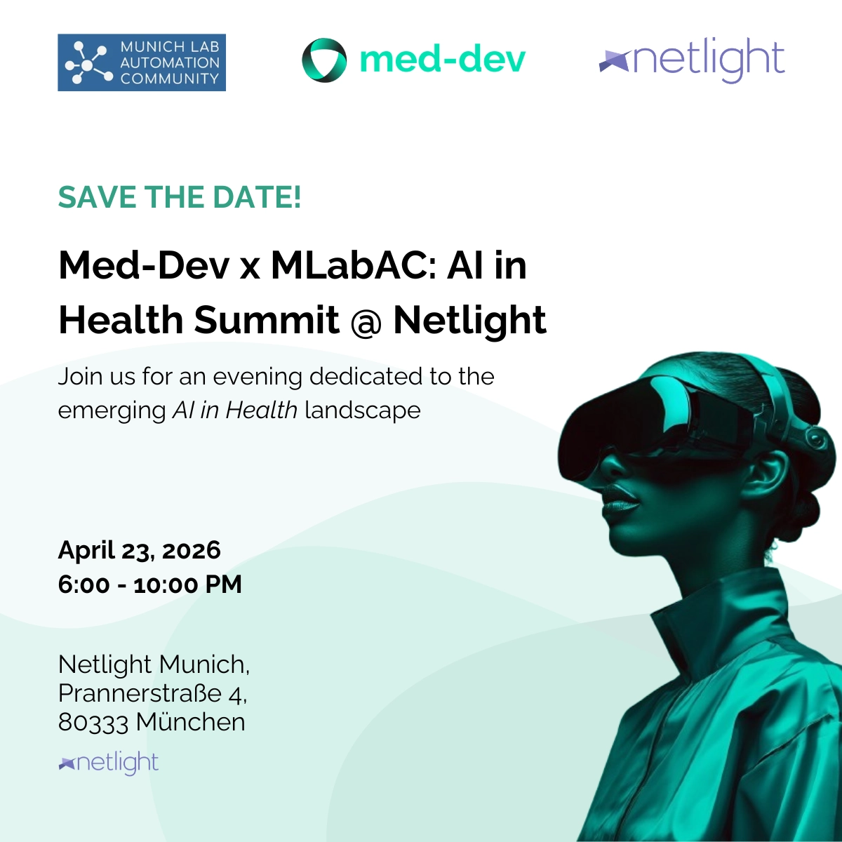 med-dev x MLabAC: AI in Health Summit @ Netlight