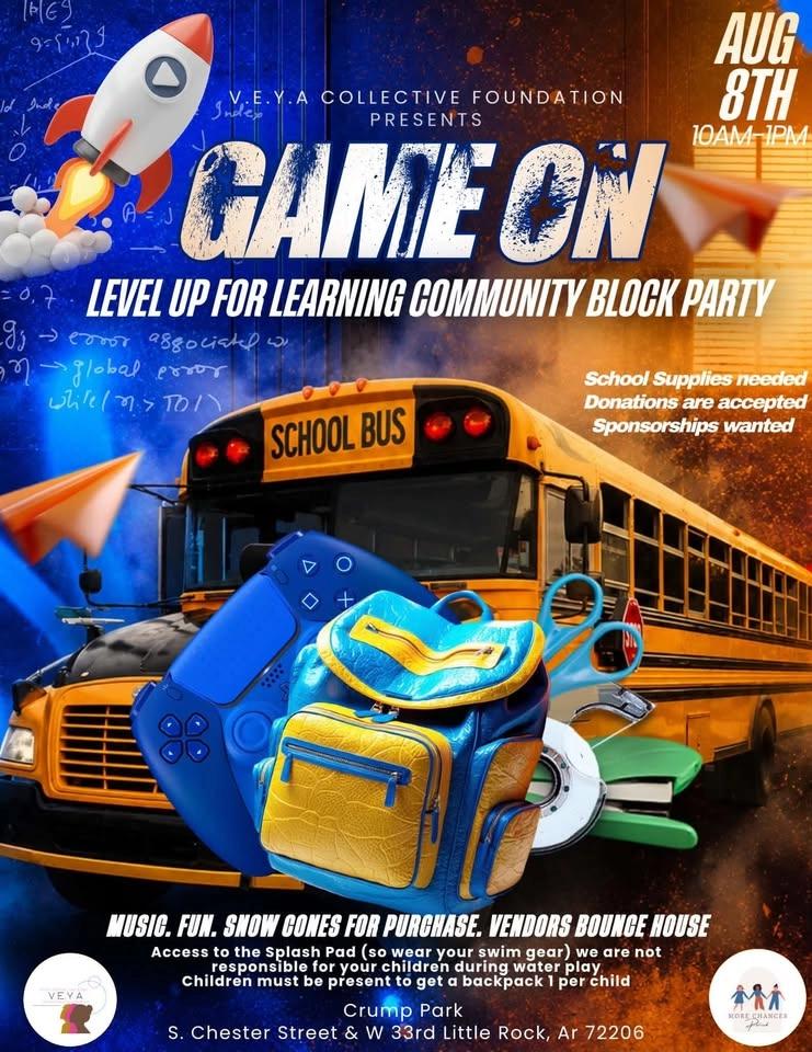 🎒🎉 GAME ON: LEVEL UP FOR LEARNING BLOCK PARTY 🎉🎒