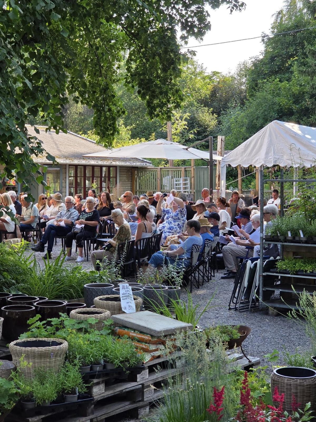 Allsångskväll Slottsträdgården Merlo