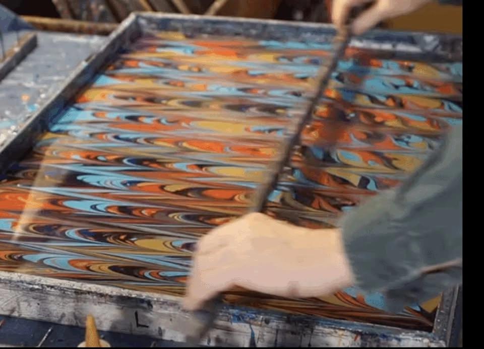 Galen Berry's Marbling Workshop - September (back by popular demand)