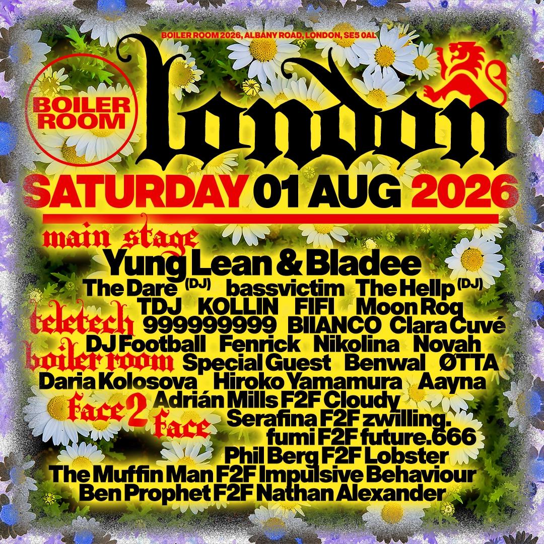 Boiler Room: London - Saturday