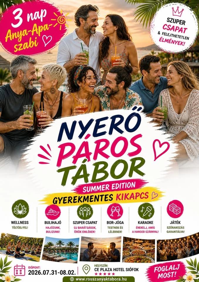💕Nyerő Páros Tábor Summer Edition🌞😎🏖️🍹🍉