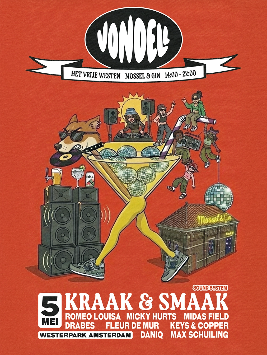 Vondell x Mossel & Gin – Het Vrije Westen