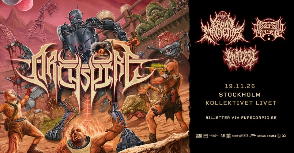 Archspire + Support: Crown Magnetar + The Zenith Passage + Analepsy | Stockholm