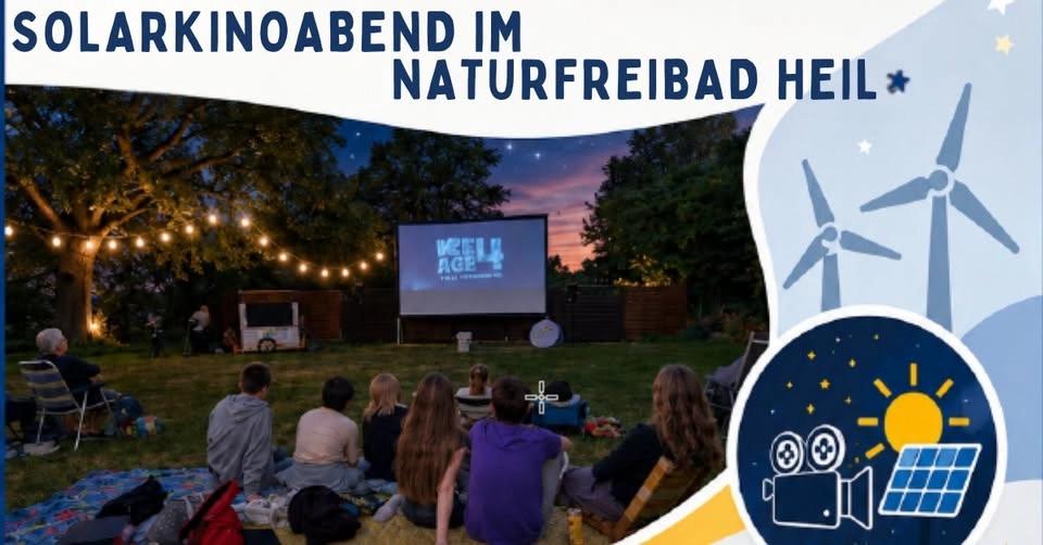 Solarkino im Naturfreibad Heil