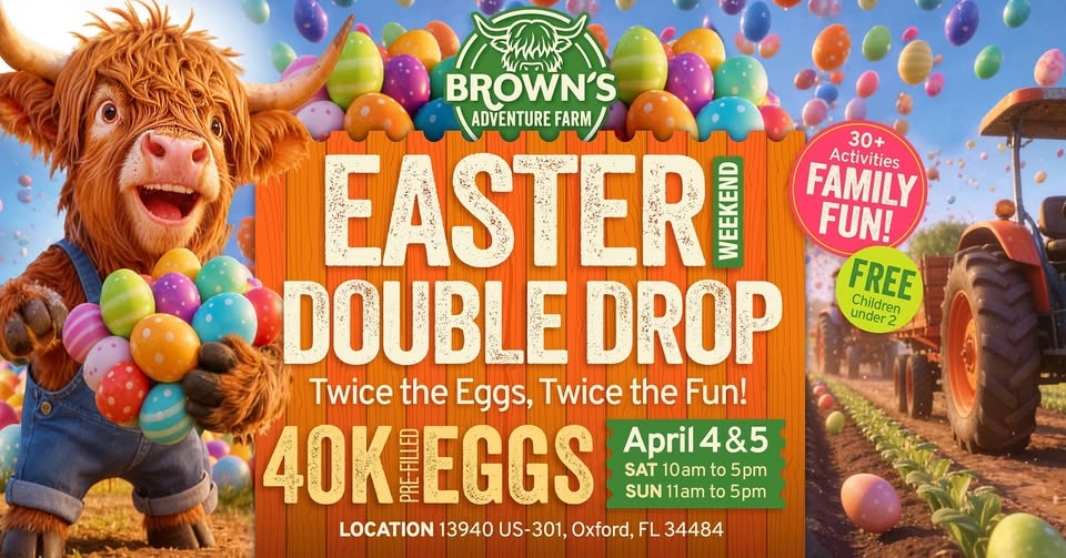 đŁđž Easter Weekend Double Helicopter Egg Drop at Brownâs Adventure Farm đžđŁ
