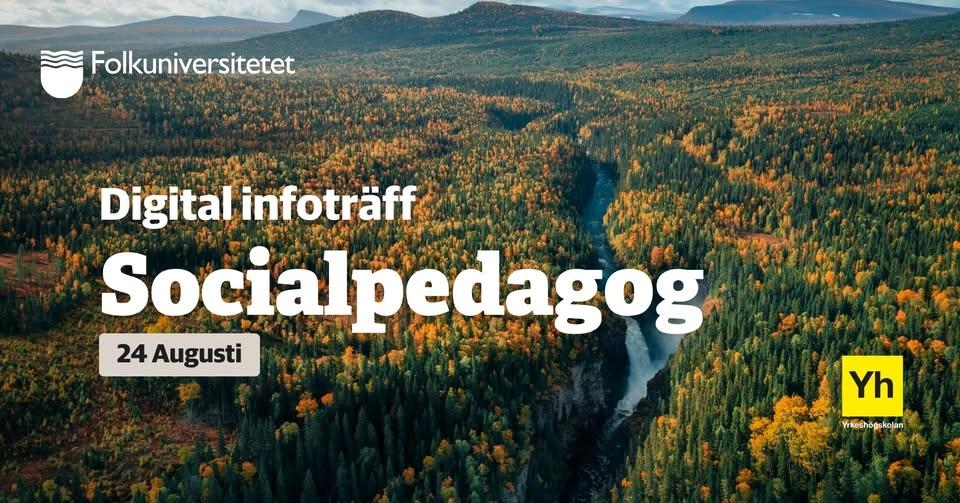 Digital informationsträff – Socialpedagog | 24 augusti